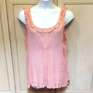 💥Old Navy Barbie Pink Sleeveless Top w/ Ruffles